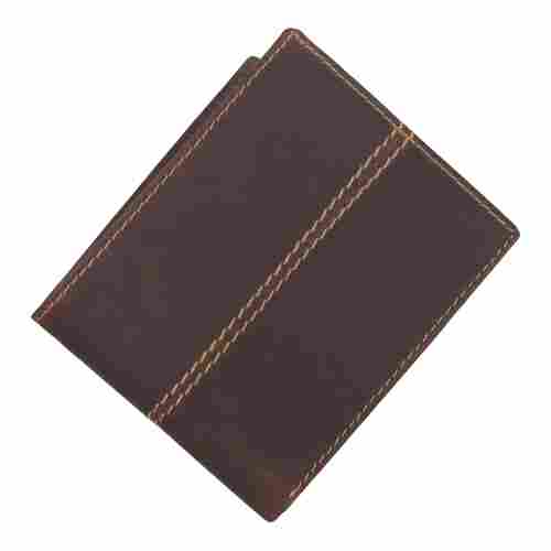 Fine Stitched Leather Travel Wallet for Men