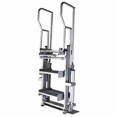 Folding Small Step Ladder For Oil Loading Mounted Skid