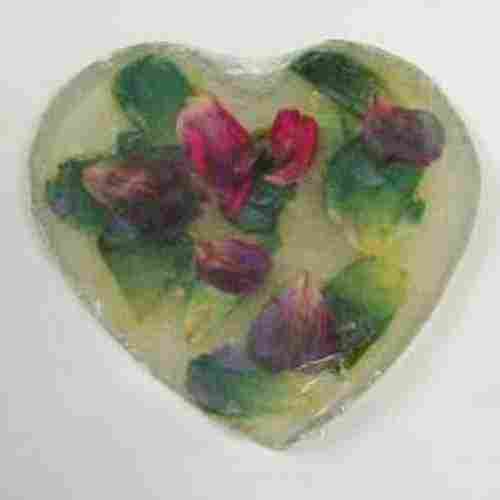 Heart Shape Rose Soap