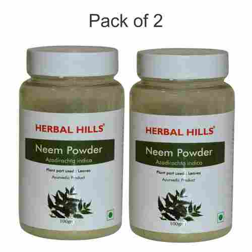 Ayurvedic Neem Patra Powder 100gm for Blood Purification (Pack of 2)