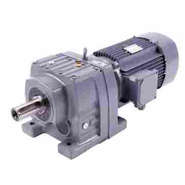 Grey Color Helical Gearboxes Motor