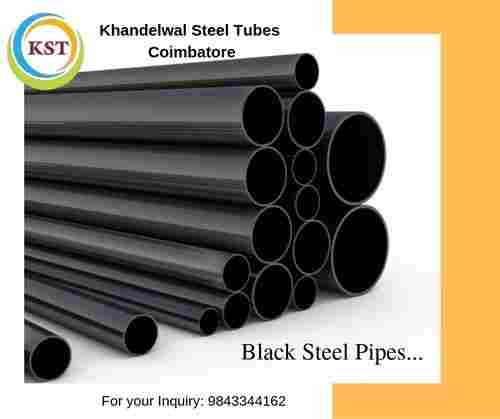 Black Color Steel Pipes