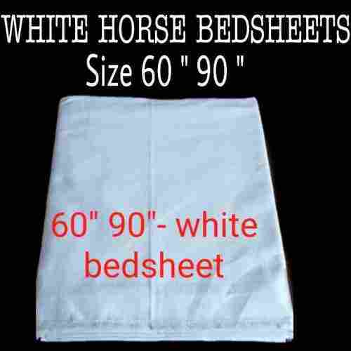 Plain White Hospital Bed Sheets
