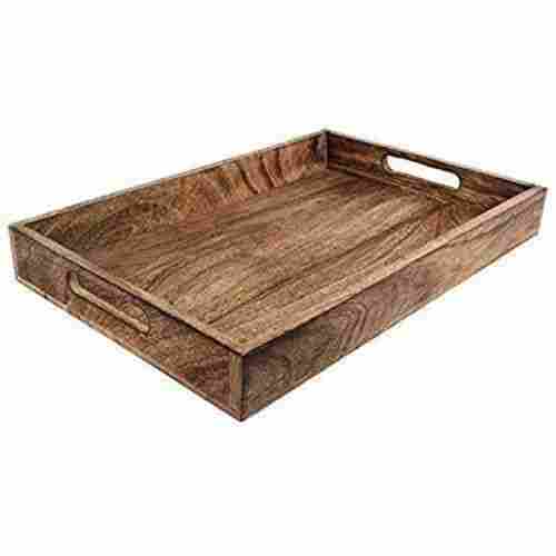 Wooden Hand Serving Tray