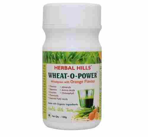 Wheatgrass Wheat-O-Power 100Gm Orange Powder - Immunity & Blood Purification