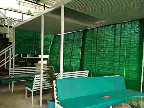 Dust Proof Green Bamboo Blinds