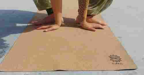 Brown Color Cork Yoga Mat