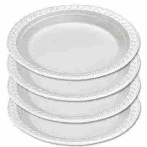 White Disposable Paper Plate