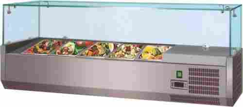 Glass Top Display Saladette Counter