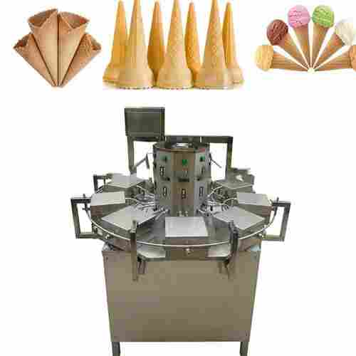Automatic Egg Rolls and Ice Cream Cone Making Machine