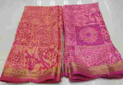 Ladies Printed Cotton Saree