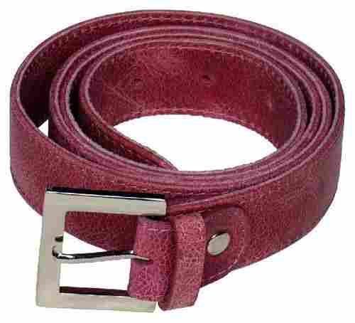 Red Color Leather Belt