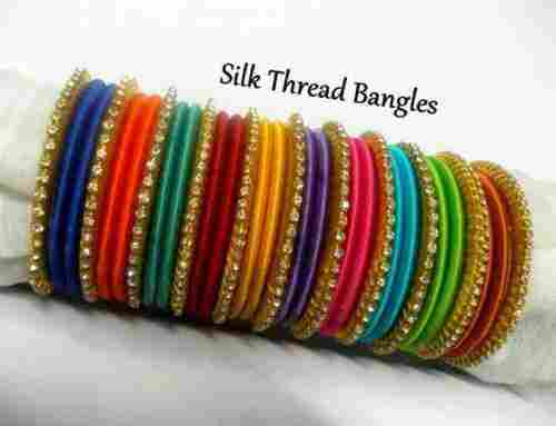Fashion Handmade Silk Thread Bangles