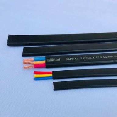 Plain Black Submersible Flat Cable Application: Industrial