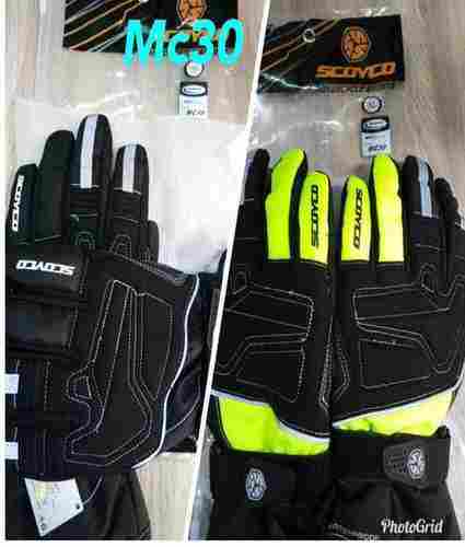 Bike Rider Black Gloves