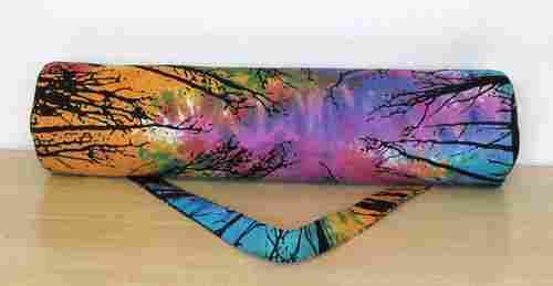 Indian Cotton Forest Tree Printed Yoga Mat Bag