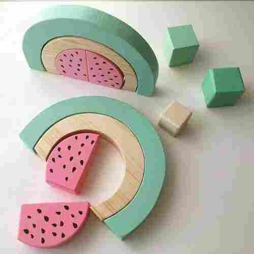 Painted Wooden Puzzle Toys