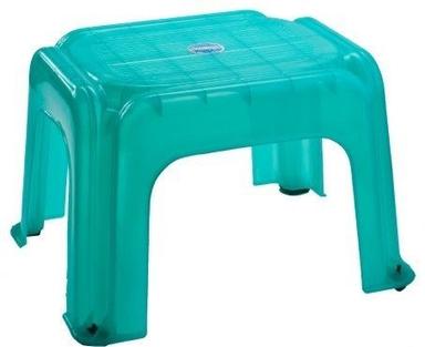 Pp Plastic Bath Stool With Green Color