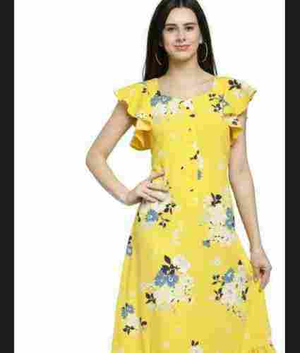 Women Yellow Long Dress