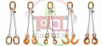 Stainless Steel Wire Rope Slings for Lifting and Transport, Capacity - 1 to 5 tons