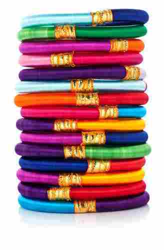 Multi Color Silk Thread Bangle