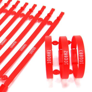 Polypropylene Wrist Fixed Length Tite Lock High Security Plastic Truck Seal For Containersi  Truck