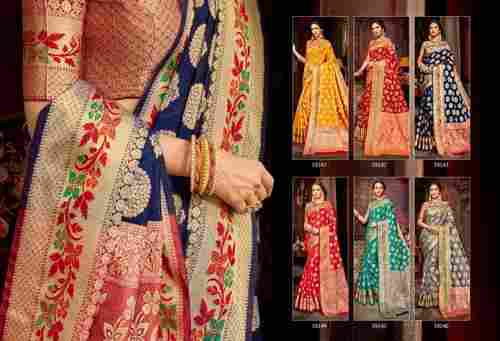 Fancy Kashmiri Silk Saree