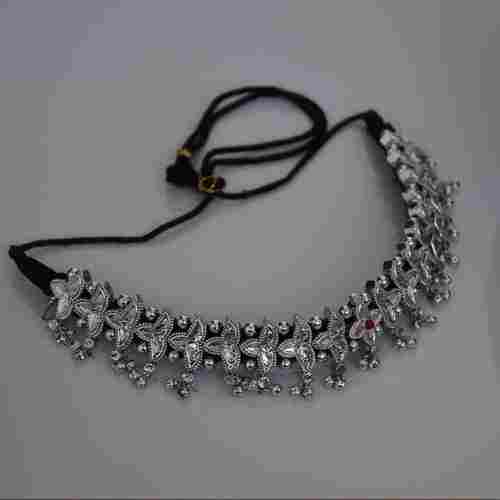 Appealing Look Silver Chocker Necklace