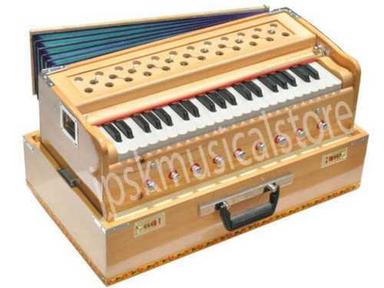 Brown 39 Keys Wooden Music Harmonium Application: Professional Singing