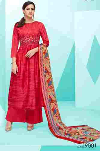 Deepsy Belista Pure Cotton Satin Print With Self Embroidery Suits