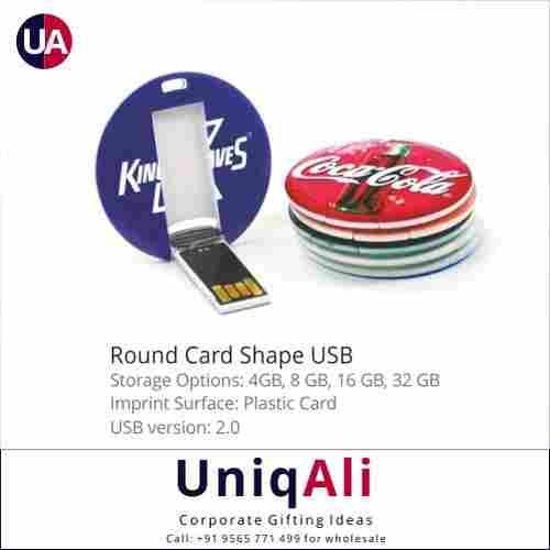 Round Card Shape USB Pen Drive