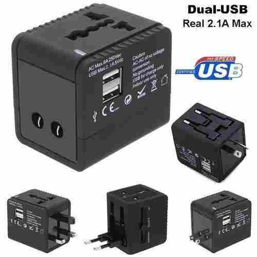 Travel Adapter With 2 USB