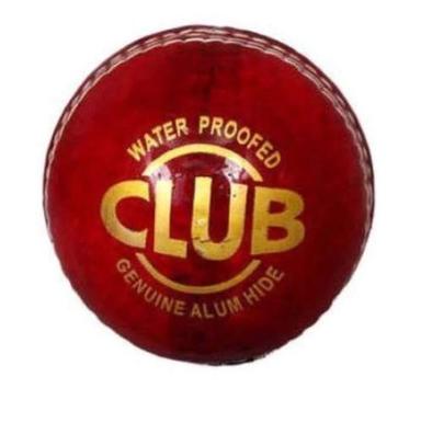 Red Leather Cricket Ball Age Group: Adults