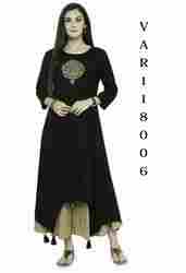 Zari Work Rayon Kurtis