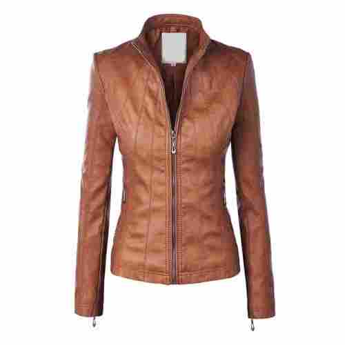 Ladies Brown Leather Jackets