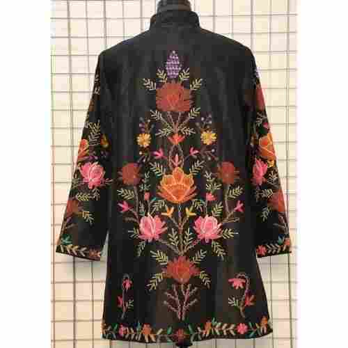 Ladies Embroidered Long Jacket