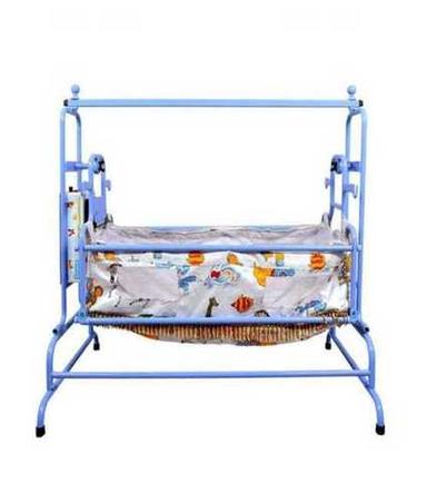 Blue Light Weighted Automatic Baby Cradle
