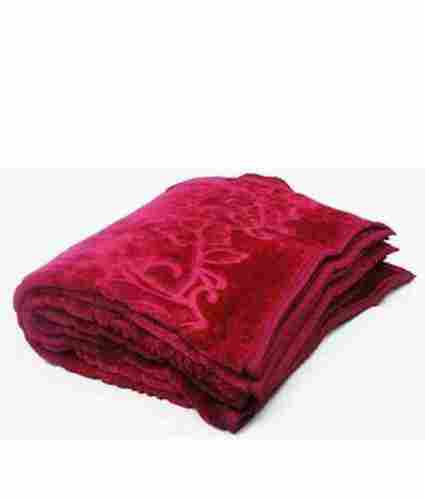Red Soft Texture Blanket 