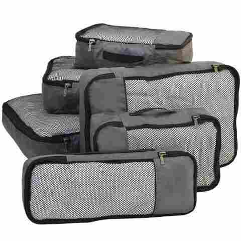 Travel Pouch, Luggage Suitcase And Backpack Organizer Set Of 6