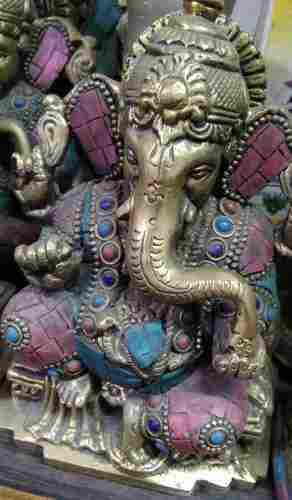 Brass Lords Ganesha Statue