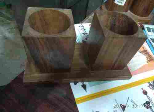 Pure Wooden Spoon Stand