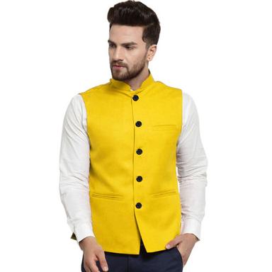 Plain Solid Color Cotton Mix Nehru, Modi Jacket Age Group: 12+