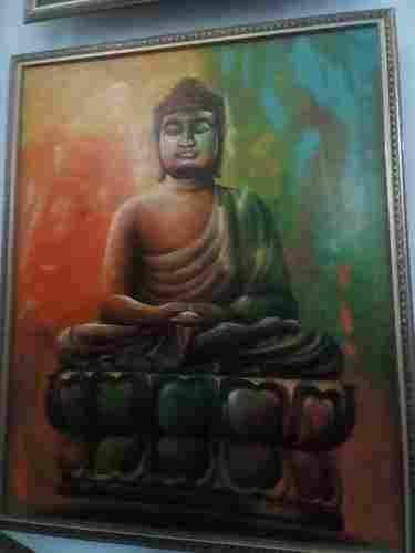 Lord Buddha Oil Painting 