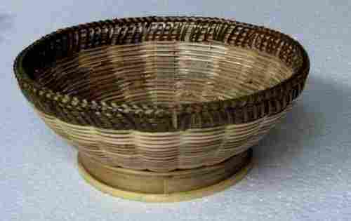 Plain Bamboo Fruit Basket