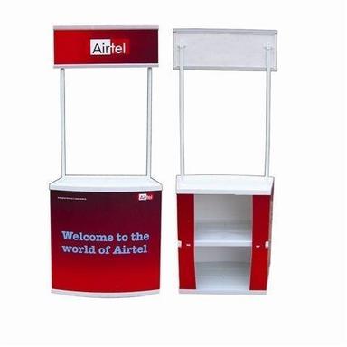White Outdoor Printed Promotional Table