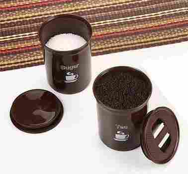Asian Airseal Tea and Sugar Containers and Jars Set of 2 Pcs, 850ml