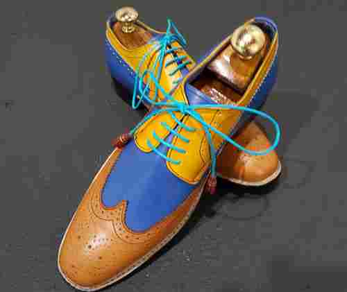Araanha Handmade, Hand Painted Patina Goodyear Welted Leather Shoes