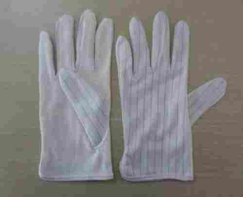 White ESD Dotted Gloves