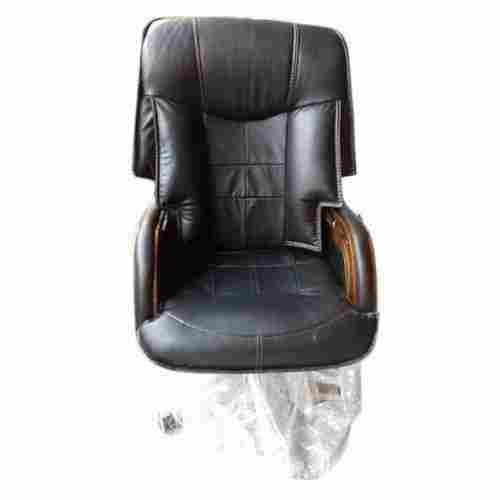 Non Foldable Black Leather Chair