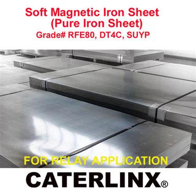 Soft Magnetic Iron Sheet Application: Relays